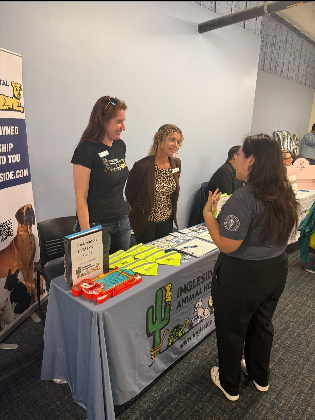 Ingleside Animal Hospital at a Career Fair for future Veterinarians Ingleside Animal Hospital at a Career Fair for future Veterinarians