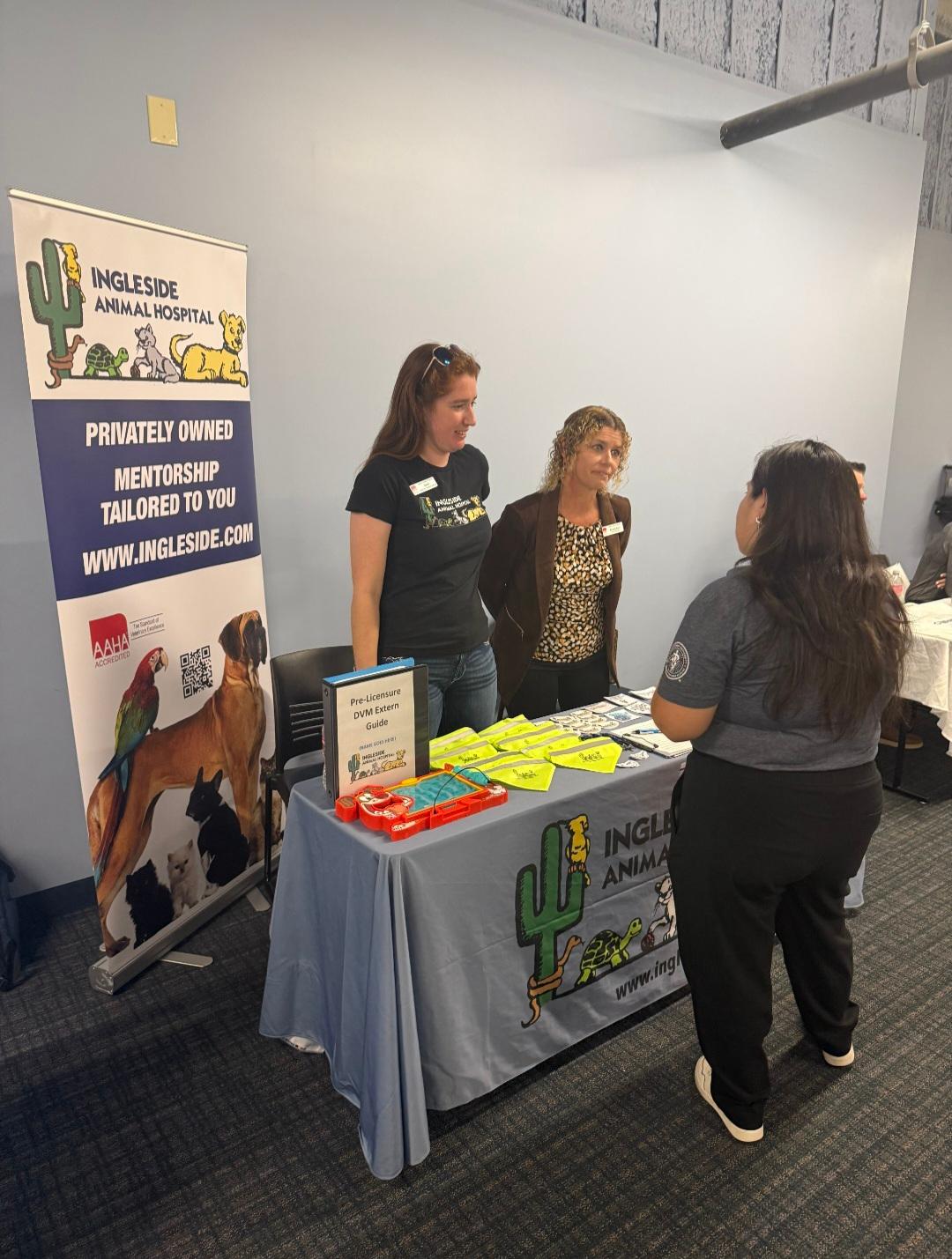 Ingleside Animal Hospital at a Career Fair for future Veterinarians Ingleside Animal Hospital at a Career Fair for future Veterinarians