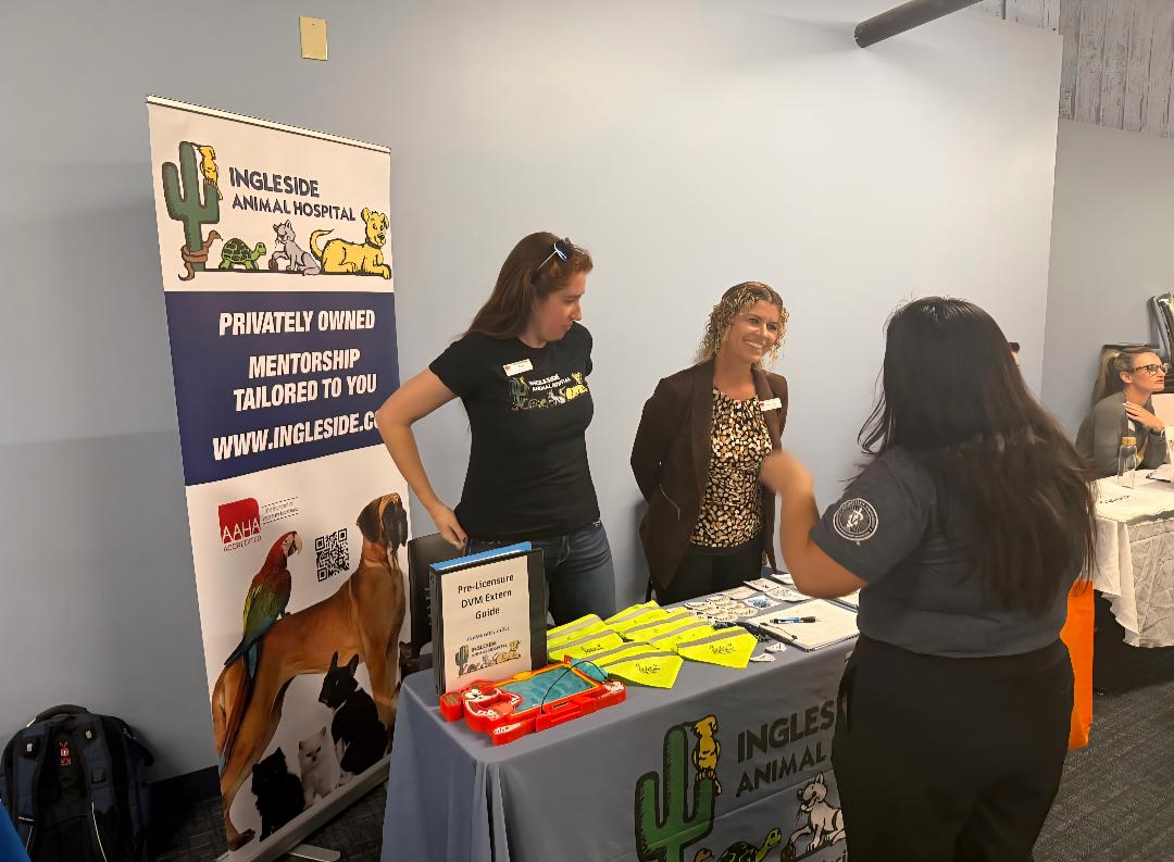 Ingleside Animal Hospital at a Career Fair for Future Veterinarians Ingleside Animal Hospital at a Career Fair for Future Veterinarians