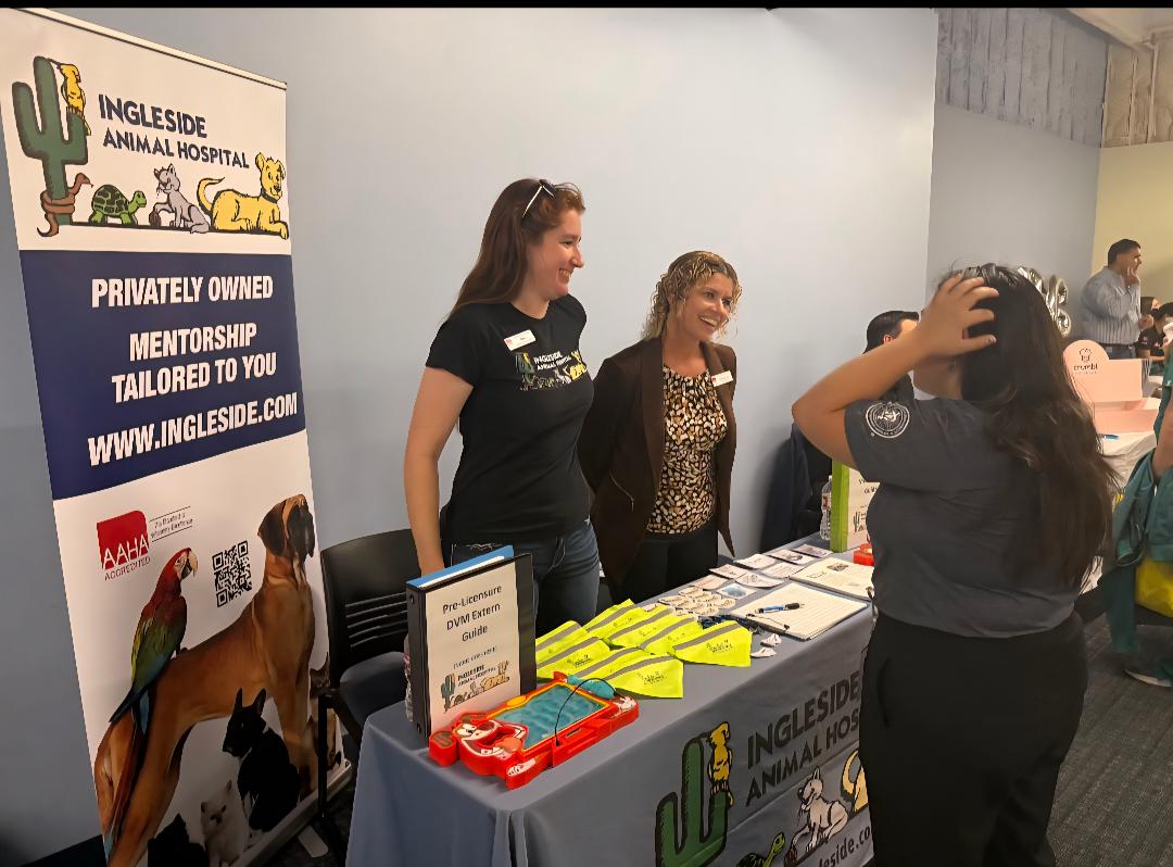 Ingleside Animal Hospital at a Career Fair for future Veterinarians Ingleside Animal Hospital at a Career Fair for future Veterinarians